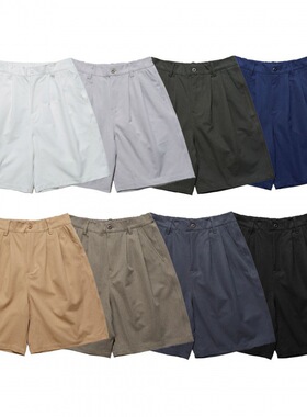 【品牌折扣】BEAMS NNDS休闲短裤男女夏宽松直筒垂感西装五分裤潮