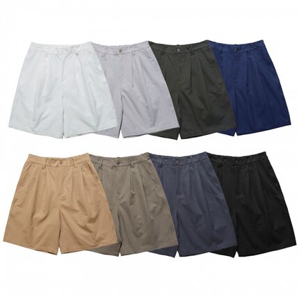 【品牌折扣】BEAMS NNDS休闲短裤男女夏宽松直筒垂感西装五分裤潮