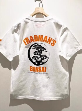 【官网折扣】BEAMS JAPA TRADMAN'S重磅宽松短袖T恤别注盆栽印花