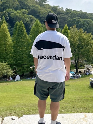 【官网折扣】DESCENDANT CETUS SS背后大鲸鱼印花短袖T恤西山彻