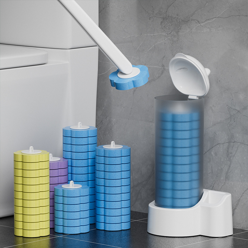 落地款熊头一次性马桶刷家居厕所卫生间清洁马桶刷子可抛式