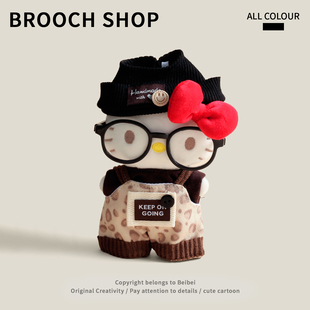 hellokitty包包挂件毛绒公仔钥匙扣可爱小玩偶书包挂饰哈喽kitty