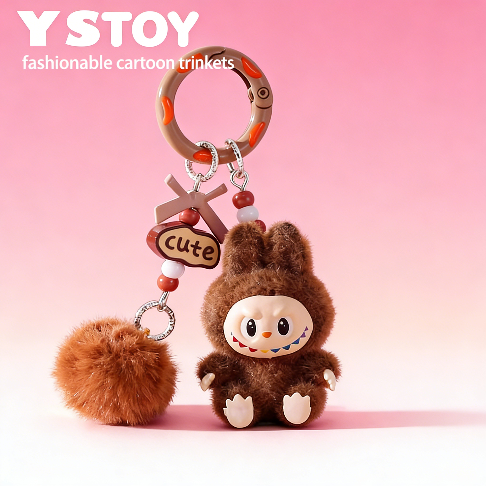 labubu钥匙扣拉布卟包包书包挂件玩偶公仔车挂饰送女朋友新年礼物,节庆用品/礼品,钥匙扣,淘宝优惠券,粉丝福利购,淘宝优惠卷