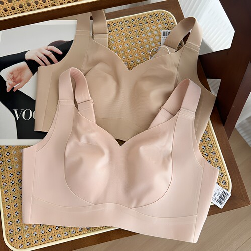 无钢圈无痕收副乳大胸显小文胸