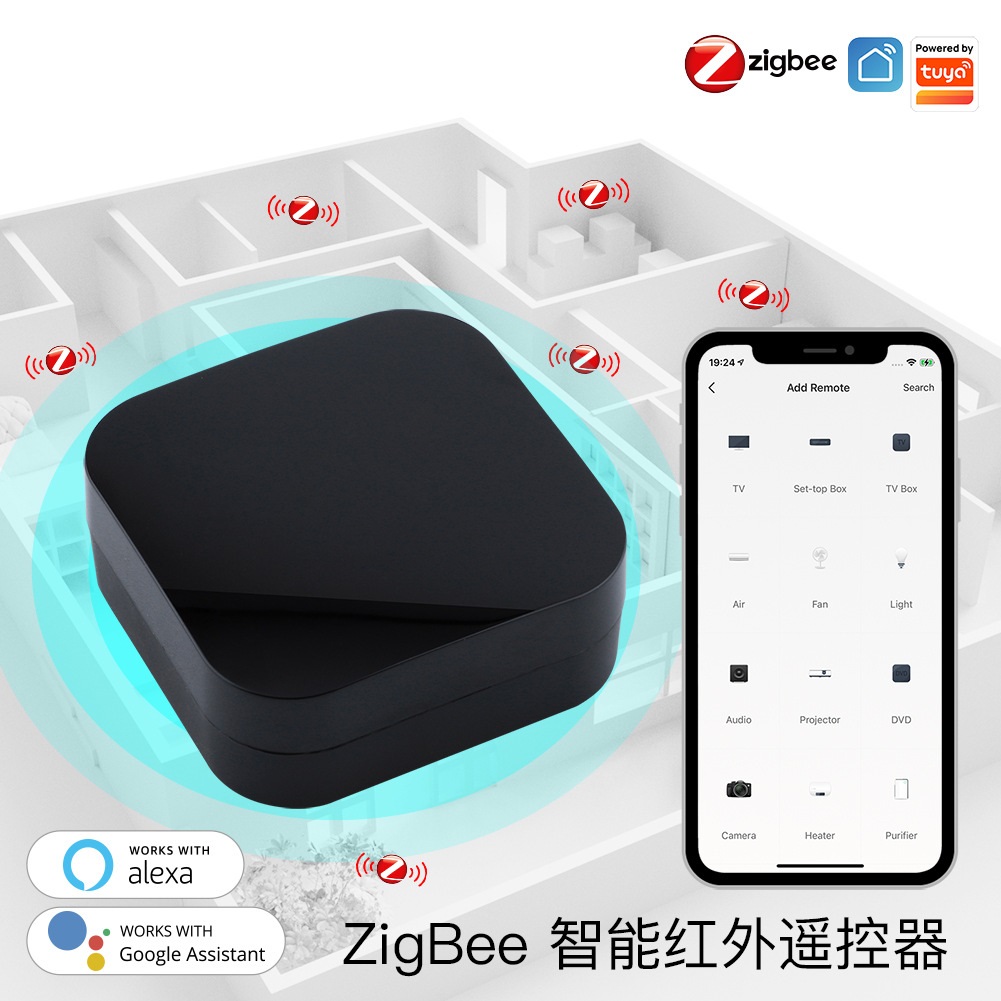 涂鸦智能ZigBee遥控器电池款