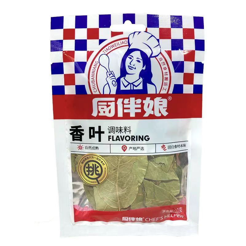 厨伴娘香叶10g/袋炒菜炖肉炒鸡卤肉卤料去腥解腻精选香料家用装