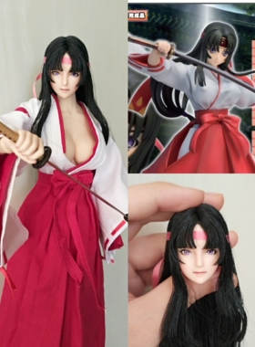 【现货】女皇之刃 巫女巴2.0 1/6 女兵人 ob头雕 可配phicen 岚素