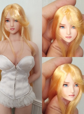 冰雪女王 女兵人 头雕 高冷颜  obitsu头 OB头 phicen 岚素体 UD