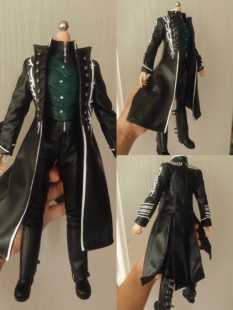 鬼泣维吉尔但丁兵人衣服定制整套包胶素体可动人偶模型手办