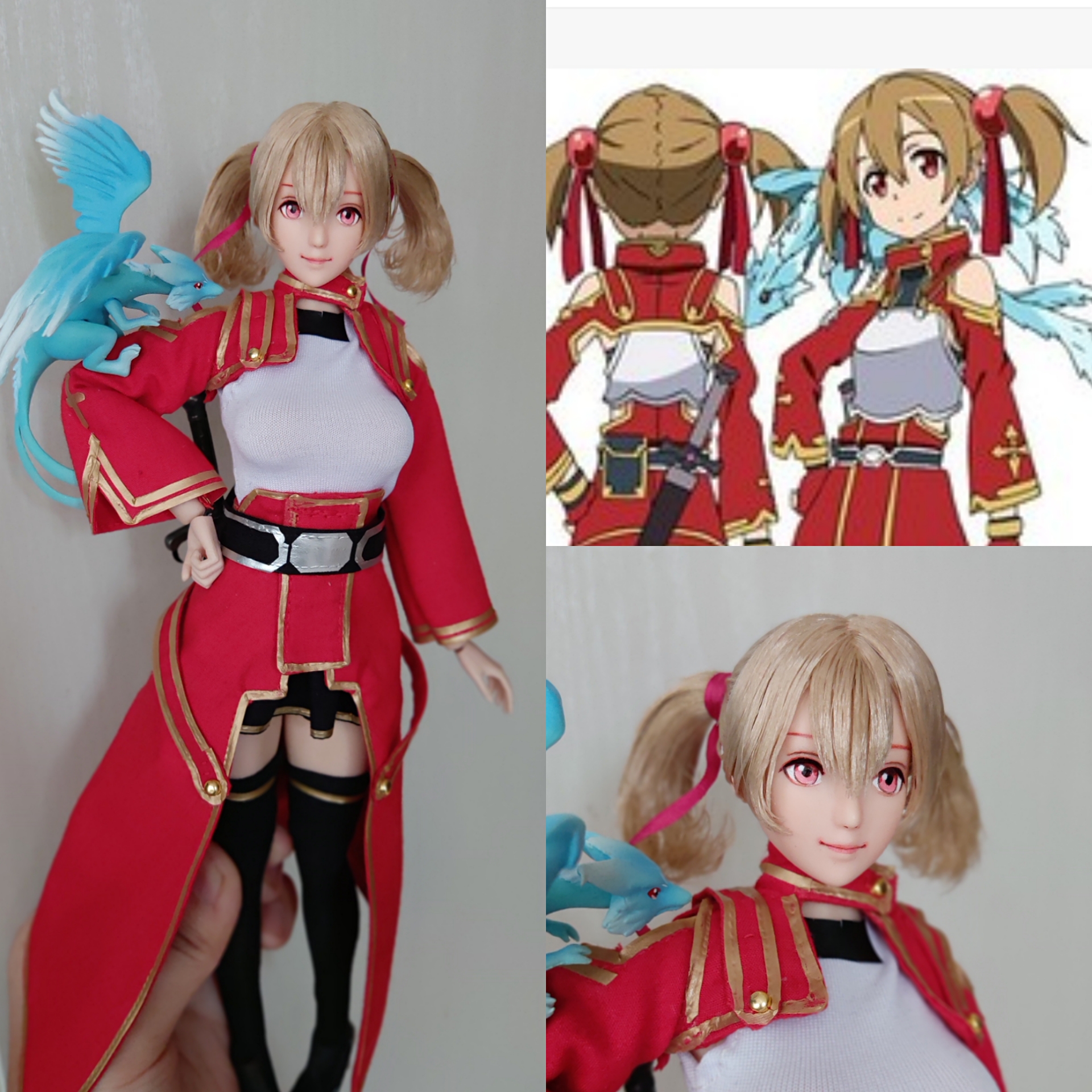 刀剑神域可动手办模型西莉卡