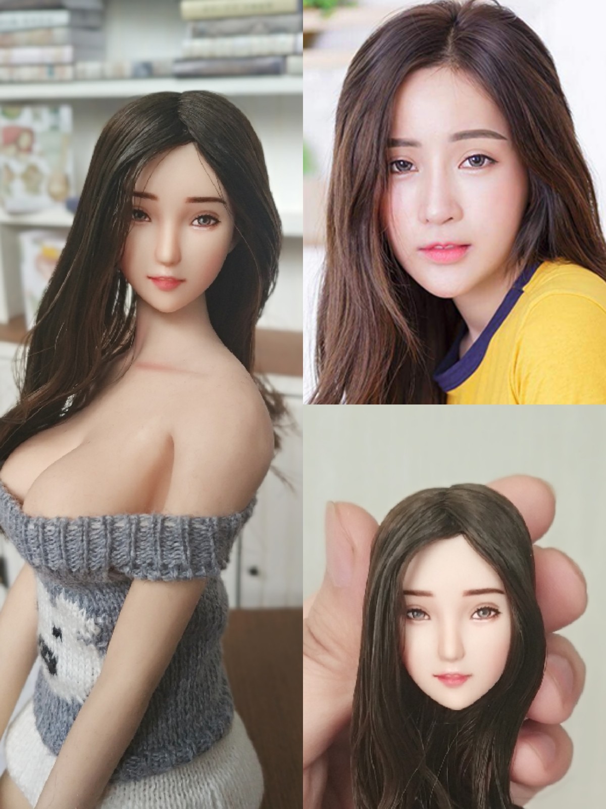 明星演员美女头雕定制 OB头 女兵人 头雕 tbl LD UD 岚素体