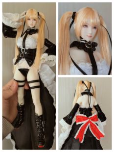 1/6死或生doa玛丽罗斯头雕女兵人可动人偶Ld素体展示