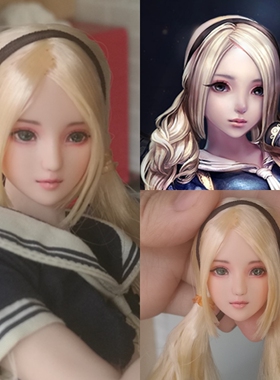 【游戏人物头雕】枪神纪 刀锋 王女艾琳  可配ob ud phicen 素体