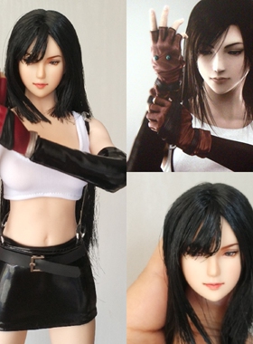 最终幻想7 蒂法2.0 头雕  非JXtoys JX08 非super duck