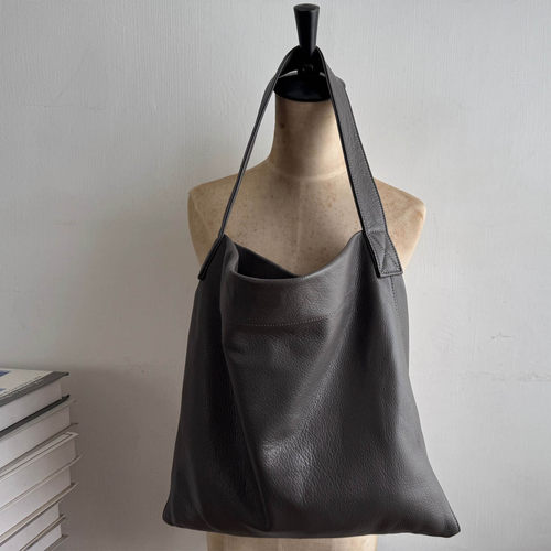 头层牛皮托特包简约时尚单肩包