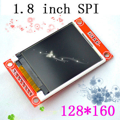 1.8寸TFT液晶屏模块 彩屏 SPI串口 只需4个IO