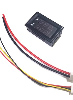 DC0-100V/10A LED直流双显示数字电压电流表 数字表头 带微调