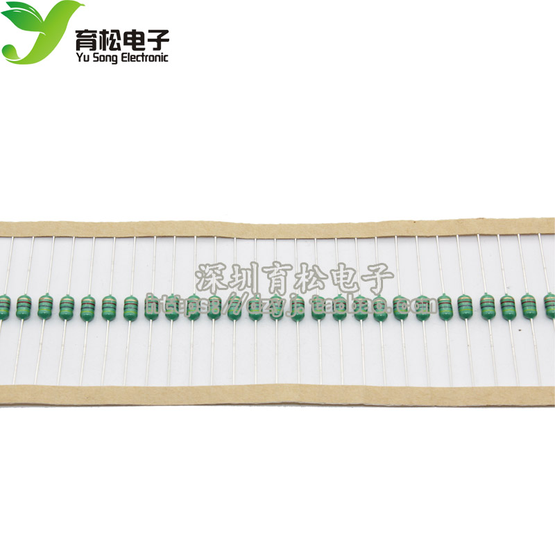 色环电感 0410色环电感 1/2W2.2MH色环电感 10只