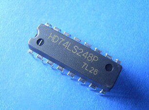 直插 74LS248 74LS248N HD74LS248P 解码器驱动器芯片 DIP-16