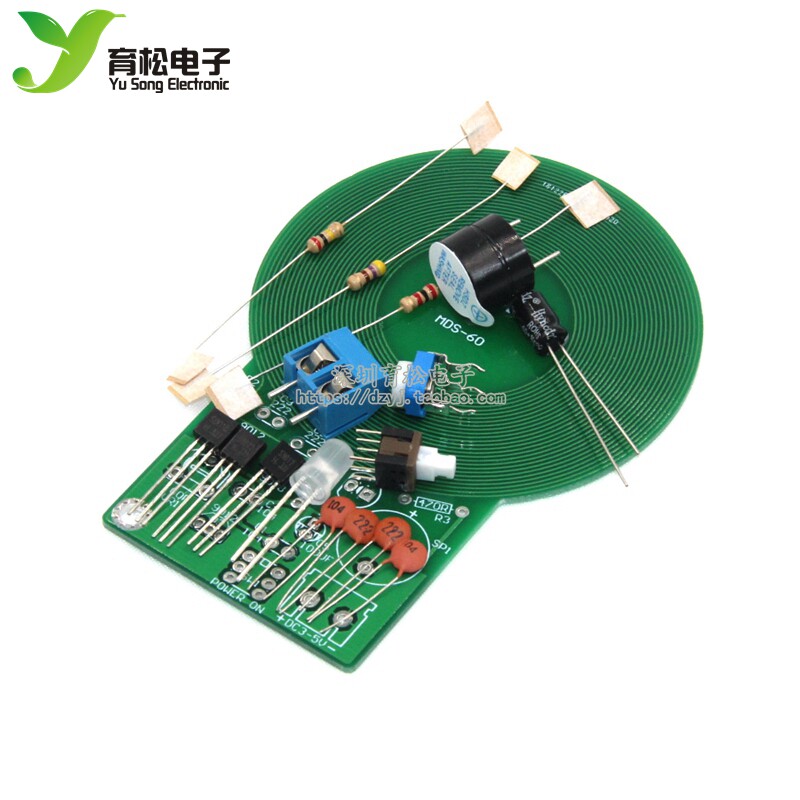 diy金属探测器焊接练习板
