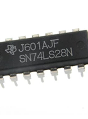 74LS28 HD74LS28P SN74LS28N DIP-14四2输入正或非缓冲器