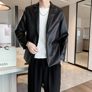 cleanfit休闲西装外套男款春秋潮牌痞帅高级感男装英伦雅痞dk西服图片