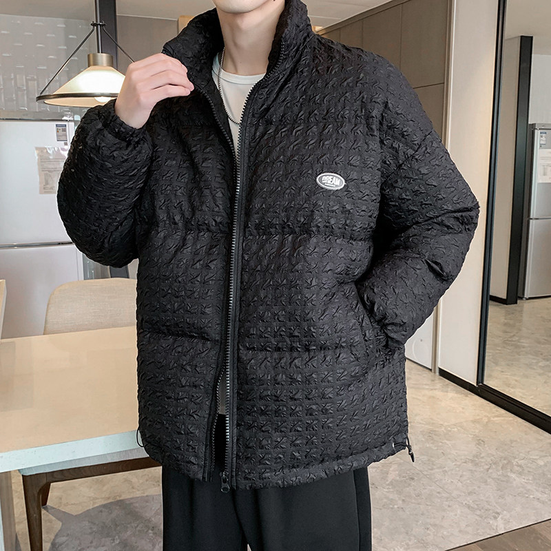 2024新款秋冬季棉衣面包服男宽松百搭外套a328-21999-P95控135,男装棉衣,星座406