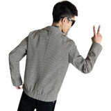 2024年春秋季新款西装领夹克长袖外套A328-21015-P85控105，男装西服，星座406