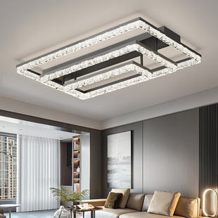 冰裂纹客厅主灯轻奢高级感吸顶灯具全屋2025新款 上档次房间卧室灯