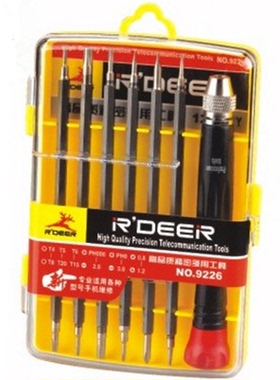 飞鹿 RDEER 七合一 精密螺丝批 套装螺丝刀 维修手机IPHONE 9226