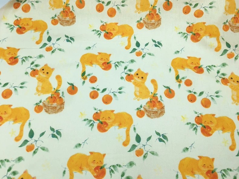 一米价福利满20包邮高密锦棉猫咪婴童洛丽塔裙衬衣布料