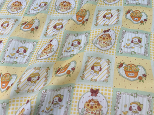 设计师款一米价棉绸人造棉面料拼布狗狗婴童手工裙睡衣布料