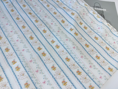 一米价锦棉90棉格子条纹猫咪洛丽塔裙肠圈衬衣娃衣布料