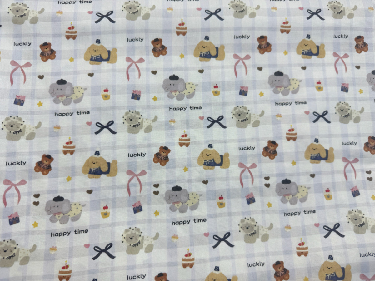 一米价设计师款40全棉府绸格子小象洛丽塔裙衬衣棉服肠圈布料,纺织面料/辅料/配套,棉麻面料,淘宝优惠券,粉丝福利购,淘宝优惠卷