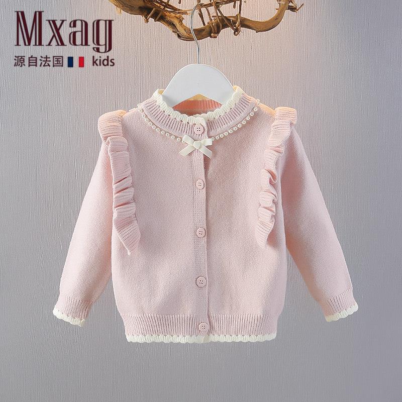 MXAG女童毛衣针织开衫春图片