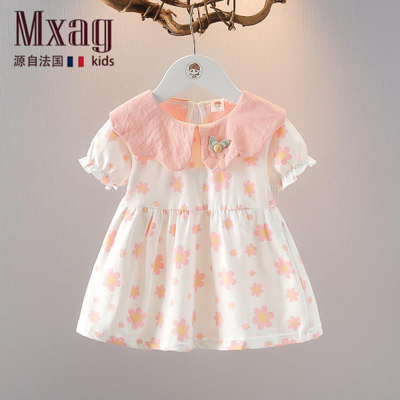 法国MXAG女宝宝夏季纯棉图片