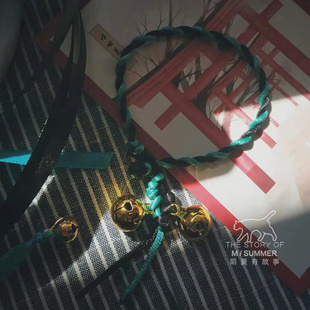 陌夏有故事原创日式注连绳鬼灭之刃炭治郎周边手绳男女手链cos礼