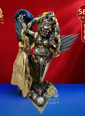 尼泊尔手工普巴金刚摆件藏式家居摆件带底座