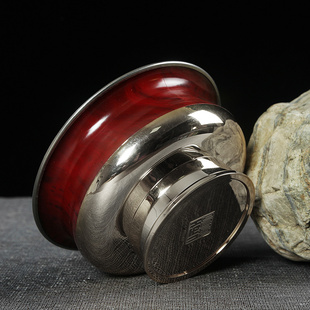 不锈钢藏式碗家用大号复古儿童藏碗高脚名族风糌粑碗酥油茶糍粑碗