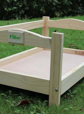 FIBER范博包邮狗窝春夏比熊泰迪博美窝实木宠物床狗床猫窝兔子窝