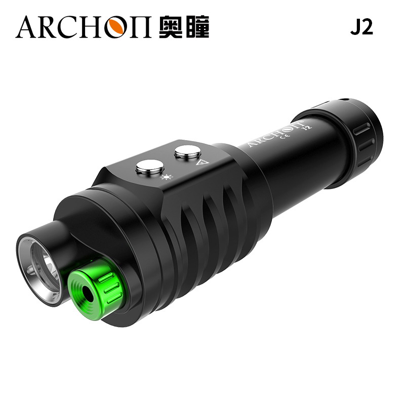 奥瞳j2水下信号灯潜水手电筒