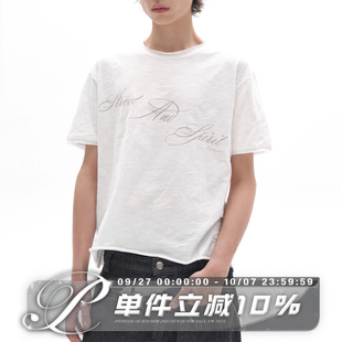 POH TEE SPIRT 型 天竺棉 絲滑透氣 箱型版 印花 T恤 樂靈短袖 法式