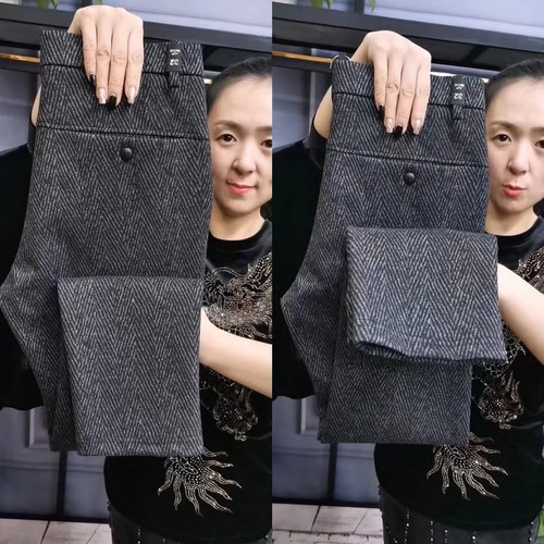 男士商务条纹中年弹力春季休闲裤