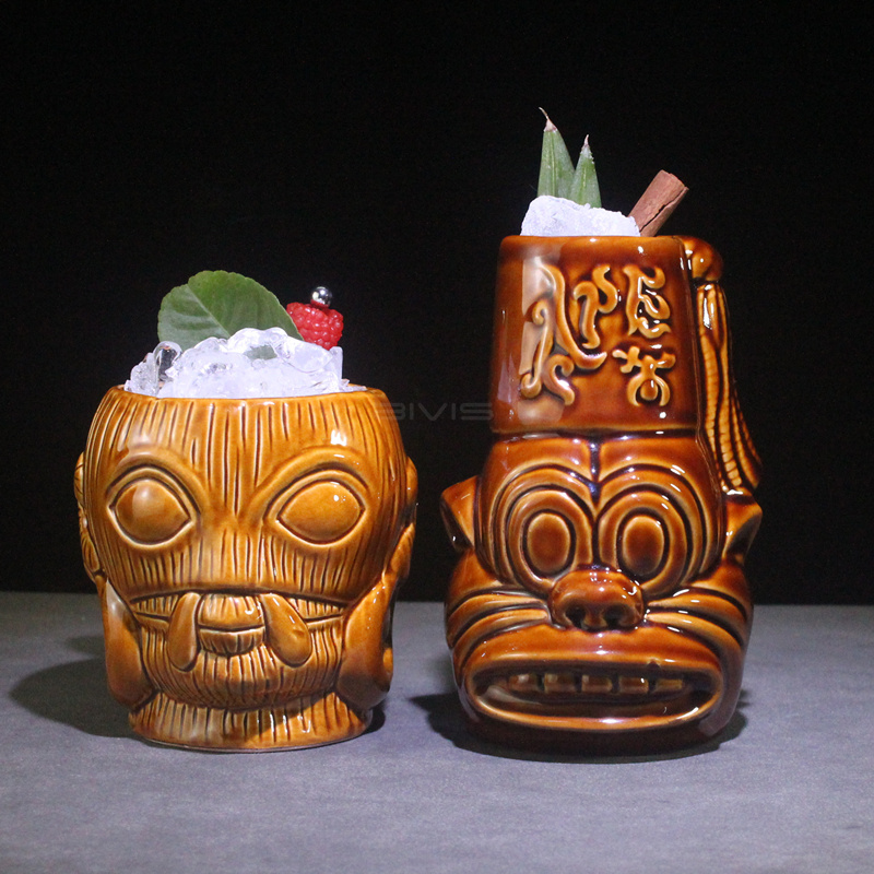 夏威夷风美式提基杯创意猴子造型