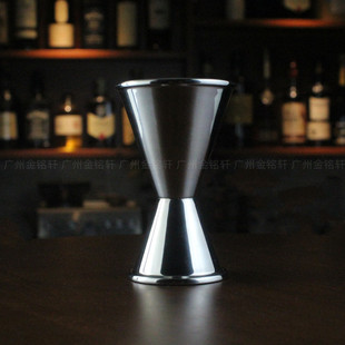 金铭轩 304不锈钢大都会量酒器带刻度安士盎司杯厚重量杯Jigger