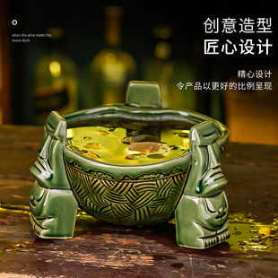 滨治盆TIKI冷饮酒吧夏威夷鸡尾酒水果特色宾治盘陶瓷Punch Blow
