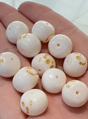 牛骨雕刻波特饭团日月星辰文玩合集配件配饰时尚饰品手工编织手绳
