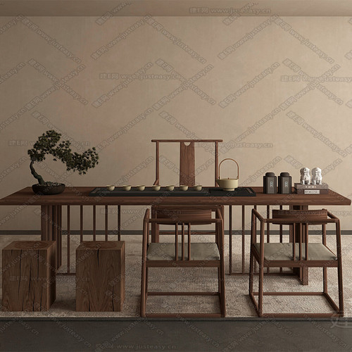 新中式实木茶桌定制客厅茶台实木茶桌泡茶台功夫茶台茶桌椅组合