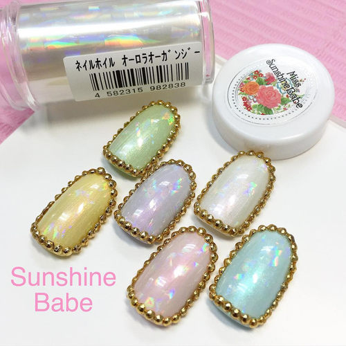日本进口Sunshine Babe 星空转印贴纸美甲贴指甲饰品