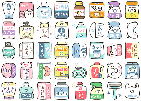 美食图标防水贴纸卡通相册装饰可爱diy素材手帐日记手机壳家居